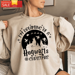 Im Dreaming of A Hogwarts Christmas Shirt Harry Potter Christmas Presents  Happy Place for Music Lovers