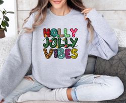 Holly Jolly Sweatshirt, Family Christmas Unisex ,Happy New year shirt, Valentine shirt, T-shirt