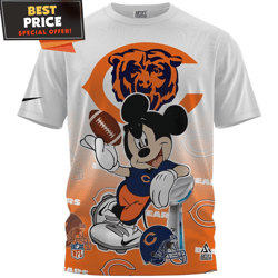 Chicago Bears x Mickey NFL Champion Cup TShirt, Chicago Bears Gifts For Fans  Best Personalized Gift  Unique Gifts Idea