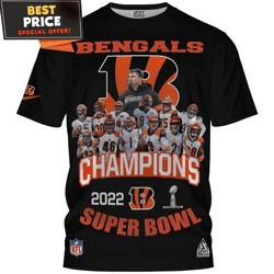 Cincinnati Bengals Champions 2022 Superbowl Tshirt, Unique Bengals Gifts undefined Best Personalized Gift undefined Unique Gifts Idea