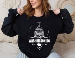 Washington, D.C Sweatshirt, Vacation Travel Sweatshirt, Washington,Happy New year shirt, Valentine shirt, T-shirt