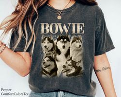 Vintage Bootleg Custom Dog Bowie Alaska Dog Retro Shirt Gift IdeaMen Women Dog M,Tshirt, shirt gift, Sport shirt