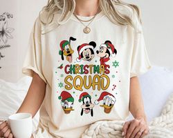 ChristmaSquad Mickey And FriendMerry XmaShirt Family Matching Walt Disney World ,Tshirt, shirt gift, Sport shirt