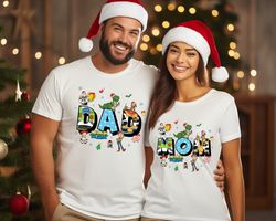 Custom Title Mom And Dad Toy Story ChristmaMatching Pajama Shirt Family Matching,Tshirt, shirt gift, Sport shirt