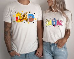 Custom Title Winnie The Pooh Mom Dad Family Matching Shirt Family Matching Walt ,Tshirt, shirt gift, Sport shirt