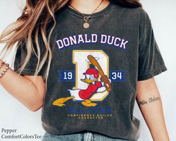 Disney Donald Duck Baseball  AllStar Confidence SportShirt Family Matching Walt ,Tshirt, shirt gift, Sport shirt