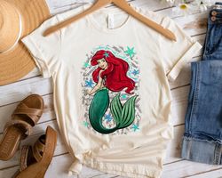Disney The Little Mermaid ArielSong Music NoteShirt Walt Disney World Shirt Gift,Tshirt, shirt gift, Sport shirt