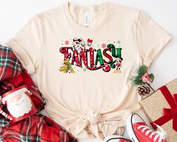 Fantasy Mickey And FriendCruise Line Merry ChristmaShirt Family Matching Walt Di,Tshirt, shirt gift, Sport shirt