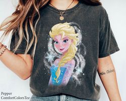Frozen Elsa Snowflake SwirlGraphic Shirt Walt Disney World Shirt Gift IdeaMen Wo,Tshirt, shirt gift, Sport shirt