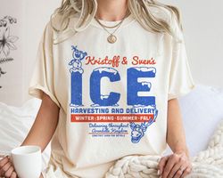 Frozen Kristoff SvenIce Harvesting And Delivery Shirt Walt Disney World Shirt Gi,Tshirt, shirt gift, Sport shirt