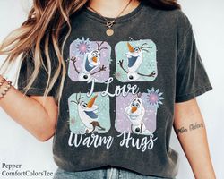 Frozen Olaf Love Warm HugColorful Graphic Shirt Walt Disney World Shirt Gift Ide,Tshirt, shirt gift, Sport shirt