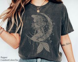 Little Mermaid Ariel Tattoo Style Shirt Family Matching Walt Disney World Shirt ,Tshirt, shirt gift, Sport shirt