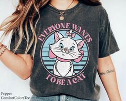 Marie Everyone WantTo Be A Cat The AristocatShirt Family Matching Walt Disney Wo,Tshirt, shirt gift, Sport shirt