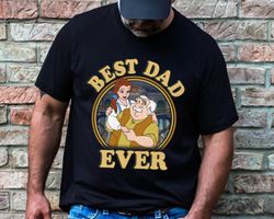 Maurice Best Dad Ever Disney Vintage Father Shirt Beauty And The Beast Character,Tshirt, shirt gift, Sport shirt