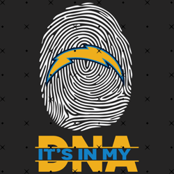Its In My DNA Los Angeles Chargers Svg S, Nfl svg, NFL sport, NFL Sport svg, Sport NFL svg, Sport svg