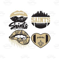 NEW ORLEANS SAINTS SVG,Sport Svg,Saints Designs Downloads,Saints Lips Sublimation,Catholic Saint Svg,Louisiana Football
