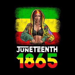 Black Woman Juneteenth 1865 Black History Design Png