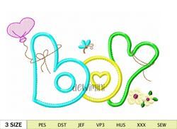 Baby Boy Embroidery Design