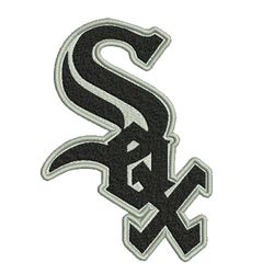 Chicago White Sox 3D Puffy Embroidery Design