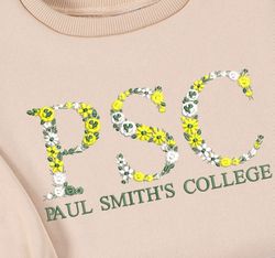 College Floral Letter Embroidered Sweatshirt,Embroidery Sorority Gift Greek Lette