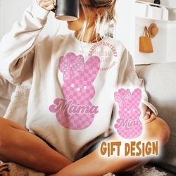 Mama Easter Png Sublimation Design, Easter Bunny Png, Easter Png