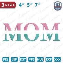 Mother Day Embroidery Design, Dog Mom Embroidery Files