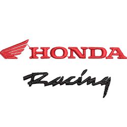 Honda Racing Embroidery Machine Motorbike Embroidery File