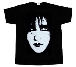 Siouxsie And The Banshees Sioux Face Post Punk Gothic The Cure Short Long Sleeve Black T-Shirt