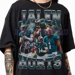Limited Jalen Hurts Vintage 90s Graphic T-Shirt, Jalen Hurts Sweatshirt, Jalen Hurts Graphic American Football Tees