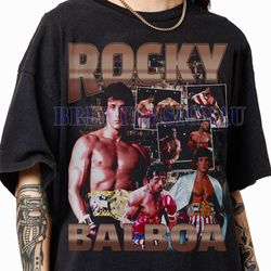Rocky Balboa Vintage 90s Graphic T-Shirt, Rocky Sweatshirt, Rocky Film Series Movies Graphic Tees Unisex T-Shirt