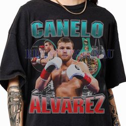 Canelo Alvarez Vintage 90s Graphic T-Shirt, Canelo Alvarez Vintage TShirt, American Professional Boxer Tees