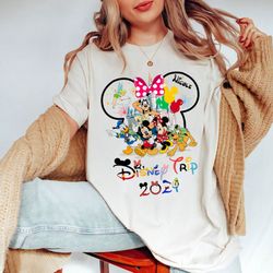 Personalized Disney Trip 2024 Shirt, Disney Family Shirt, 2024 Vacation Sweatshirt, Disneyworld Family, Magic Kingdom Fa