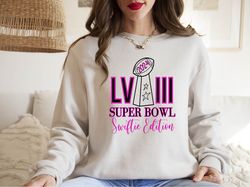 2024 Super Bowl Swiftie Edition Sweatshirt, Swiftie Bowl, Cute Super Bowl, Sunday Football Game, Halftime Tee