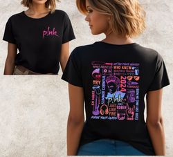 P!nk Pink Singer Summer Carnival 2024 Tour Shirt, 2024 P!nk Concert Sweatshirt,Pink Fan Shirt
