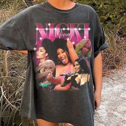 Retro Nicki Minaj Pink Friday 2 Airbrush Tour 2024 Shirt