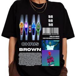 Chris Brown 11:11 Tour 2024 Shirt, Chris Brown 2024 Concert Shirt