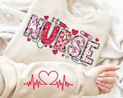 Retro Nurse Valentine Shirt, Loved Nurse Shirt, Nurse Valentines Day Shirt