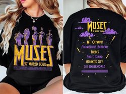Retro Hercules The Muses 97 World Tour 2 Sided Shirt, Mt Olympus Underworld Atlantis, Vintage Disney T-shirt