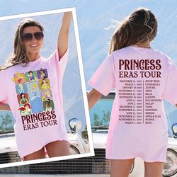 Princess Eras Tour Shirt, Disney Princess Tour Tee, Disney Princess Characters Shirt, Disney Girl Trip Tee, Disneyland