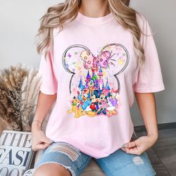 Minnie Couple Valentine Day Shirt, Mickey and Friends T-Shirt, Gift For Friend, Disney Trip Shirt, Disney World T-Shirt