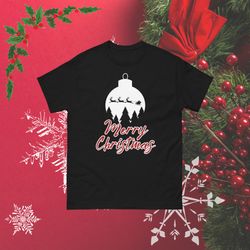 Merry Christmas Shirt, Reindeer and Jingle Bell Shirt, 93