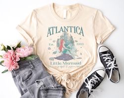 90s Disney Little Mermaid Shirt, Atlantica Little Mermaid Ariel Shirt, 1