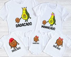 dadacado mamacado t-shirt, avacado baby shower shirt, 34
