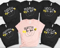 Family to Bee Shirts, Mommy and Daddy to Bee Matching T-Shirt, 119