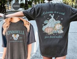 Cinderella Princess Comfort Colors Shirt, Disney Cinderella , 6