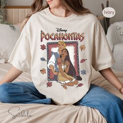 Disney Pocahontas Comfort Colors Shirt, Princess Pocahontas , 39