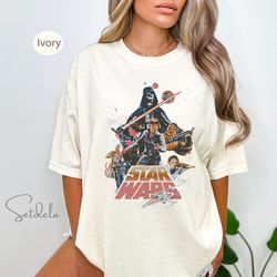 Vintage Disney Star Wars Comfort Colors Shirt, Star Wars Shi, 208