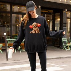 Cavapoo Dog Valentines Sweatshirt,Dog Shirt For People T-Shi, 58
