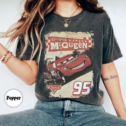 Retro 95 Lightning Mcqueen Shirt, Radiator Springs Tee, 45