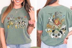 Two-sided Disney Animal Kingdom Comfort Colors Shirt, Mickey and Friends Shirt, 71